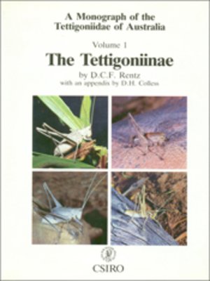 cover image of Tettigoniidae of Australia, Volume 1